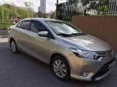 Gia đình cần bán Toyota Vios sản xuất 2014, số sàn, màu vàng cát, chính chủ