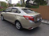 Gia đình cần bán Toyota Vios sản xuất 2014, số sàn, màu vàng cát, chính chủ