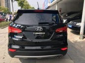 Bán lại xe Hyundai Santa Fe AT 4x4 năm sản xuất 2015, màu đen, giá tốt