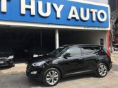 Bán lại xe Hyundai Santa Fe AT 4x4 năm sản xuất 2015, màu đen, giá tốt