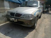 Bán ô tô Ssangyong Musso sản xuất 2004, màu bạc, xe nhập, 115tr