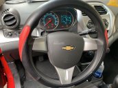 Bán Chevrolet Spark LS 1.2MT màu đỏ, số sàn, sản xuất 2018, biển Sài Gòn, lăn bánh 500km, xe như mới