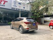 Bán xe Hyundai SantaFe 2.2L 4WD 2016, màu ghi vàng, hỗ trợ mua trả góp 70% giá trị xe, LH 0966988860