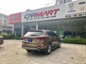 Bán xe Hyundai SantaFe 2.2L 4WD 2016, màu ghi vàng, hỗ trợ mua trả góp 70% giá trị xe, LH 0966988860