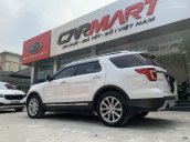 Bán xe Ford Explorer 2.3 Ecoboost 2016, màu trắng, hỗ trợ mua trả góp 70%, LH 0966988860