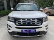 Bán xe Ford Explorer 2.3 Ecoboost 2016, màu trắng, hỗ trợ mua trả góp 70%, LH 0966988860