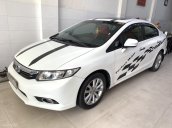 Bán ô tô Honda Civic 2.0 sản xuất  2014, màu trắng, xe đẹp bao kiểm tra hãng