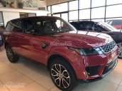 Ranger Rover Sport HSE model 2018, màu đỏ mận, nhập khẩu nguyên chiếc