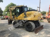 Máy đào bánh lốp Komatsu PW140-7 sản xuất 2008