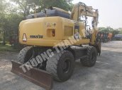 Máy đào bánh lốp Komatsu PW140-7 sản xuất 2008