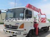 Bán xe cẩu Hino 4.9 tấn gắn cẩu Unic340 giá cực tốt