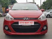 Bán Hyundai Grand i10 1.2AT Hatchback đời 2015, màu đỏ, nhập khẩu nguyên chiếc, 390 triệu