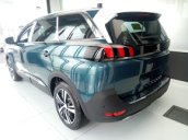 Bán xe giao liền 7 chỗ ô tô Peugeot 5008 1.6 turbo 2019, màu xanh - KM cực hot
