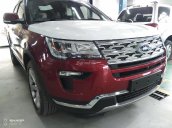 Bán Ford Explorer Limited đỏ, đen, lăn bánh giao ngay, ưu đãi chính hãng