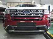 Bán Ford Explorer Limited đỏ, đen, lăn bánh giao ngay, ưu đãi chính hãng