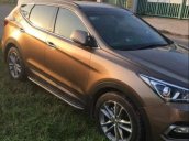 Bán Hyundai Santa Fe đời 2017, màu nâu