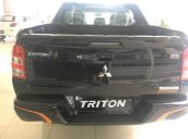 Bán ô tô Mitsubishi Triton 2018, màu đen, nhập khẩu, 725.5tr