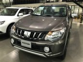 Bán Mitsubishi Triton 4X2 AT Mivec sản xuất 2018, màu xám, nhập khẩu