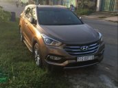 Bán Hyundai Santa Fe đời 2017, màu nâu