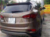 Bán Hyundai Santa Fe đời 2017, màu nâu