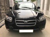 Bán gấp xe Hyundai Santafe số sàn 2009, máy xăng, màu đen