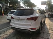 Cần bán xe Hyundai Santa Fe 2.4 4WD đời 2017, màu trắng