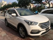 Cần bán xe Hyundai Santa Fe 2.4 4WD đời 2017, màu trắng