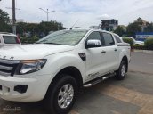 Bán Ford Ranger XLT sx 2014, số tự động 2 cầu máy dầu, màu trắng