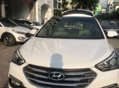 Cần bán xe Hyundai Santa Fe 2.4 4WD đời 2017, màu trắng