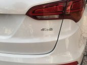 Cần bán xe Hyundai Santa Fe 2.4 4WD đời 2017, màu trắng