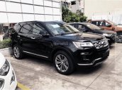 Bán Ford Explorer màu đen, sản xuất 2018, nhập Mỹ giao ngay tận nhà, lh 0898.482.248