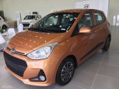 Hyundai Grand i10 số sàn màu cam xe giao ngay trước tết, giá KM kèm quà tặng có giá trị, hỗ trợ vay LS ưu đãi. LH: 0903175312