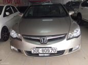 Bán Honda Civic 2.0 tự động sx 2008, xe màu vàng cát