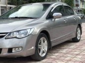 Cần bán Honda Civic 2.0 i-Vtec sản xuất năm 2008, màu xám, giá tốt