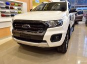 Bán Ford Ranger 2 cầu Biturbo đời 2018, màu trắng, nhập khẩu