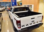 Bán Ford Ranger 2 cầu Biturbo đời 2018, màu trắng, nhập khẩu