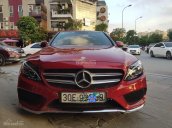 Cần bán xe Mercedes C300 AMG đời 2016 màu đỏ, biển Hà Nội