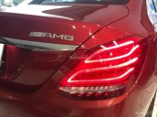 Cần bán xe Mercedes C300 AMG đời 2016 màu đỏ, biển Hà Nội