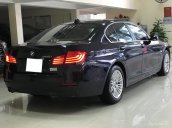 Bán BMW 520i màu xanh/kem, sản xuất 12/2014, đăng ký biển Hà Nội