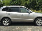 Cần bán xe Santafe số sàn, máy xăng 2010, màu bạc 2 cầu