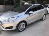 Bán Ford Fiesta Titamium sedan 1.5AT màu bạc, số tự động, sản xuất 2015, biển tỉnh đi đúng 63000km
