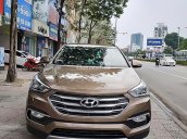 Cần bán xe Hyundai Santa Fe 2.2L đời 2017, màu nâu, số tự động