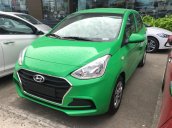 Bán Hyundai i10 1.2 MT Base màu xanh Mai Linh giao ngay, 100tr nhận xe