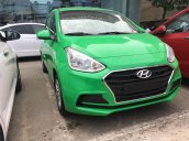 Bán Hyundai i10 1.2 MT Base màu xanh Mai Linh giao ngay, 100tr nhận xe