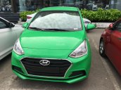 Bán Hyundai i10 1.2 MT Base màu xanh Mai Linh giao ngay, 100tr nhận xe