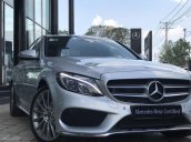 Bán Mercedes C300AMG năm sản xuất 2018, màu bạc, nhập khẩu nguyên chiếc