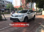 Bán Toyota RAV4 2014, màu trắng, nhập khẩu nguyên chiếc