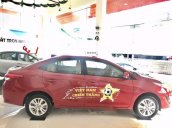 Bán xe Toyota Vios năm sản xuất 2018, màu đỏ, giá tốt