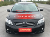 Cần bán xe Toyota Corolla Altis 1.8G AT đời 2009, màu đen