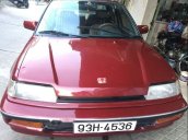 Cần bán gấp Honda Civic đời 1990, màu đỏ, nhập khẩu nguyên chiếc